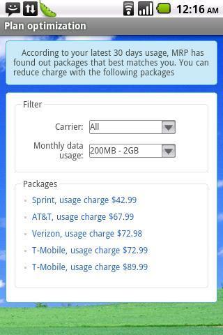 Mobile Rate Plan