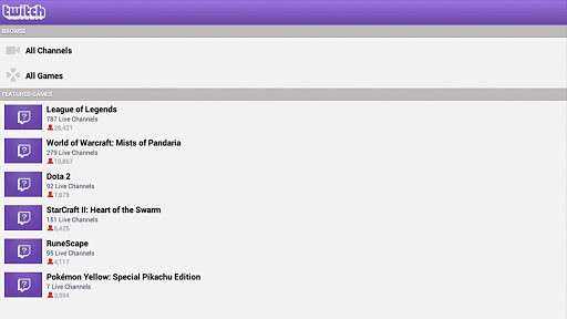 TwitchTV游戏视频