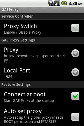 GAE Proxy v0.30.12 APK for Android - GlobalAPK