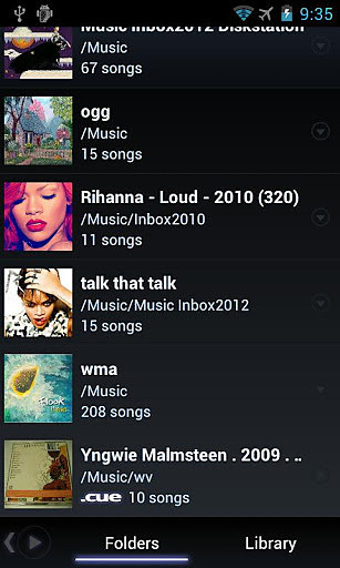 Poweramp skin Blue Deluxe APK Download - Free Music & Audio ...