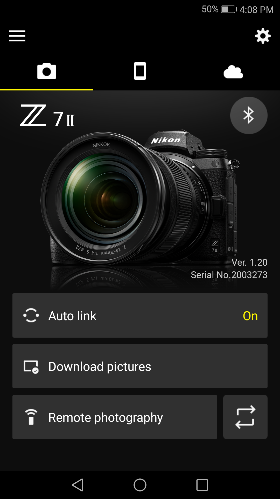 SnapBridge 截图 1