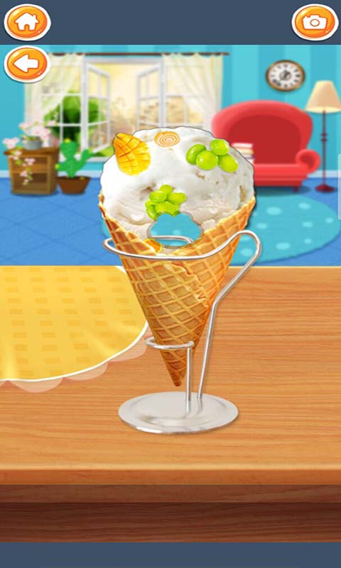 模拟冰淇淋制作