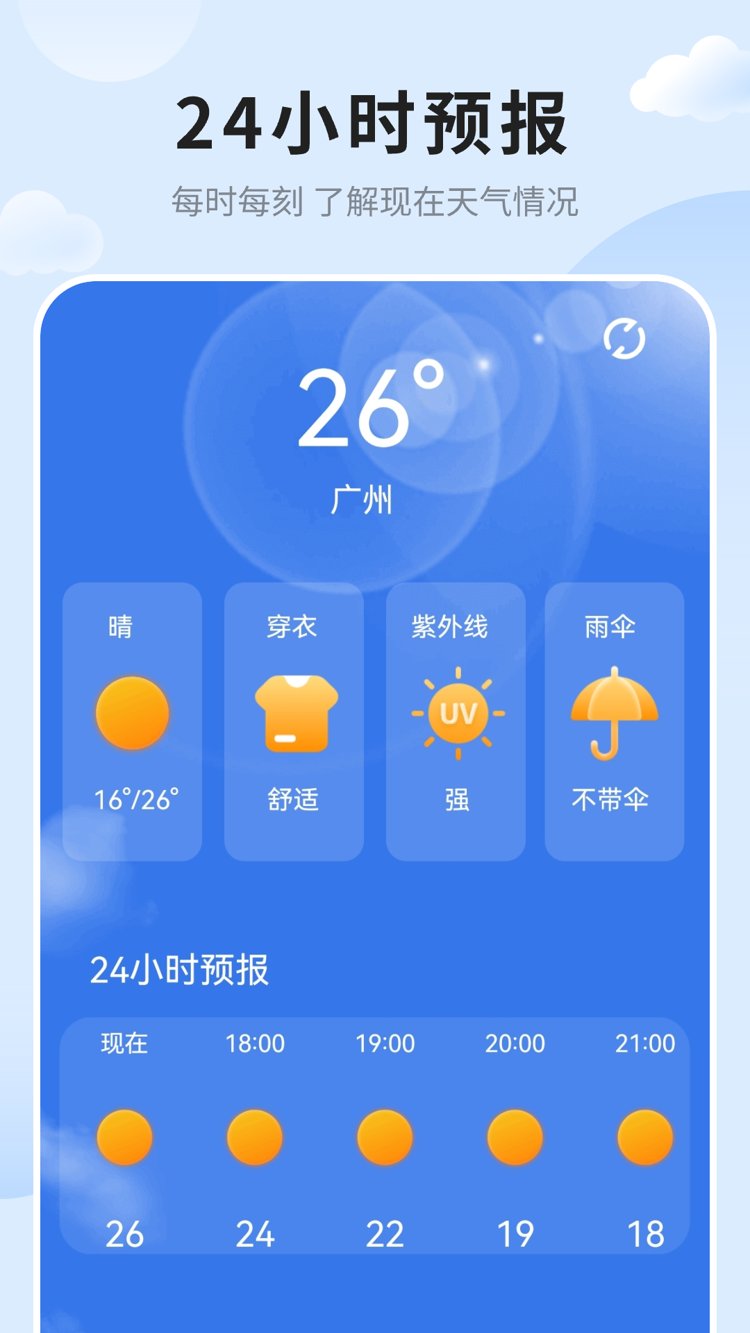 天气预报免费版准 截图 2