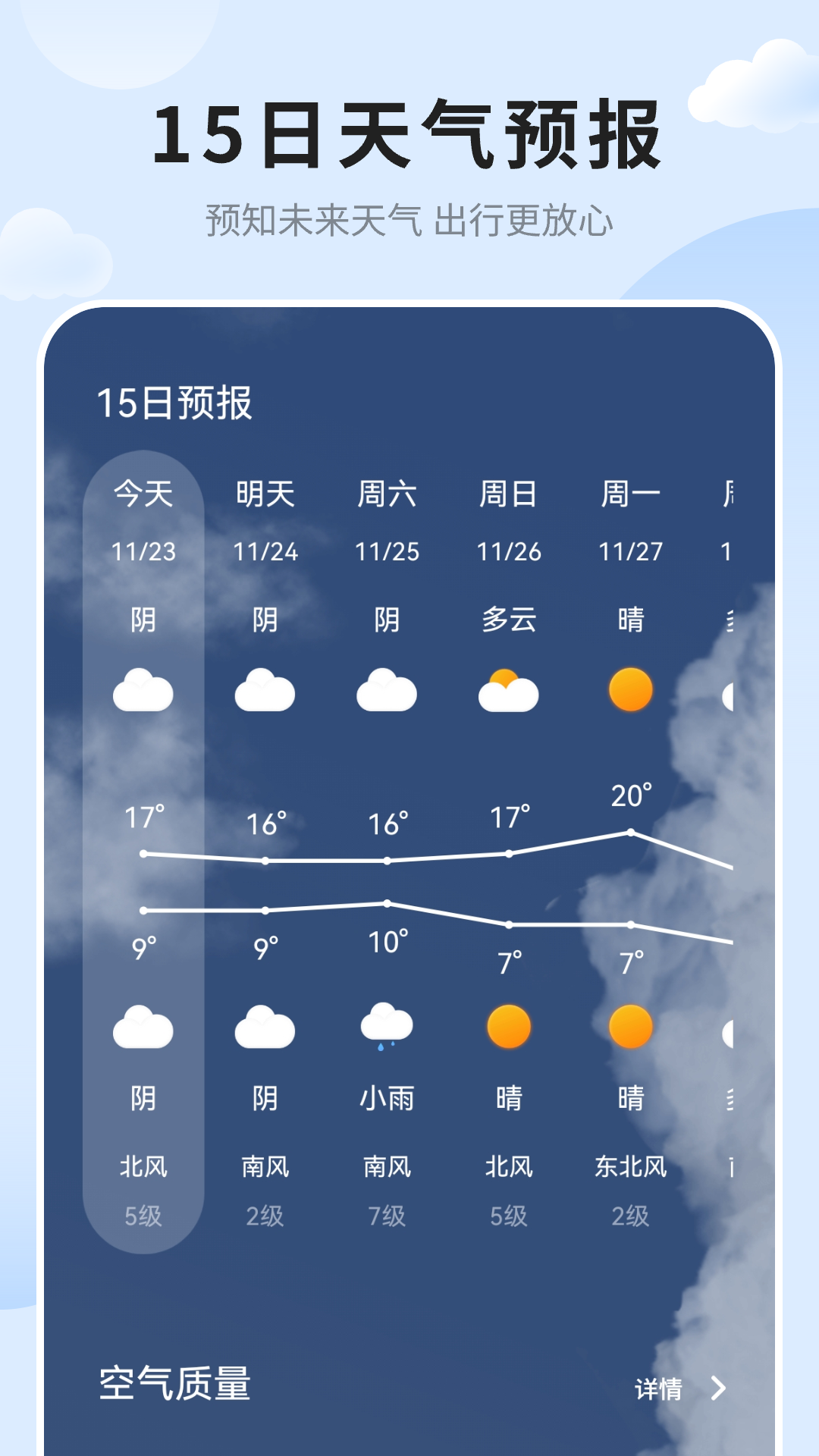 天气预报免费版准 截图 3