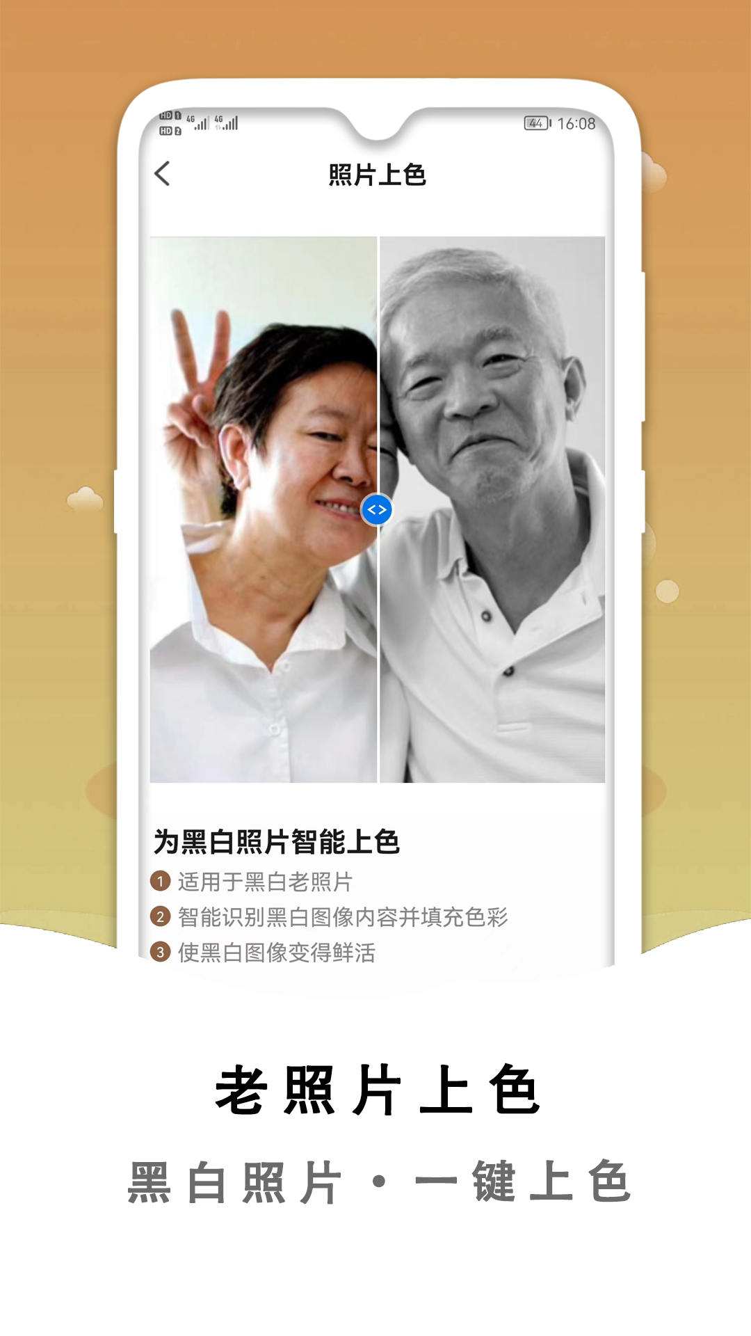 黑白照片破损修复 截图 2