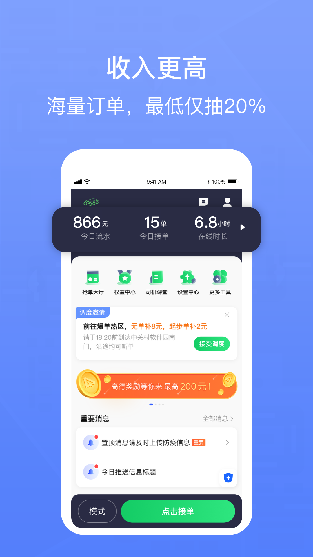 62580网约版司机端 截图 3