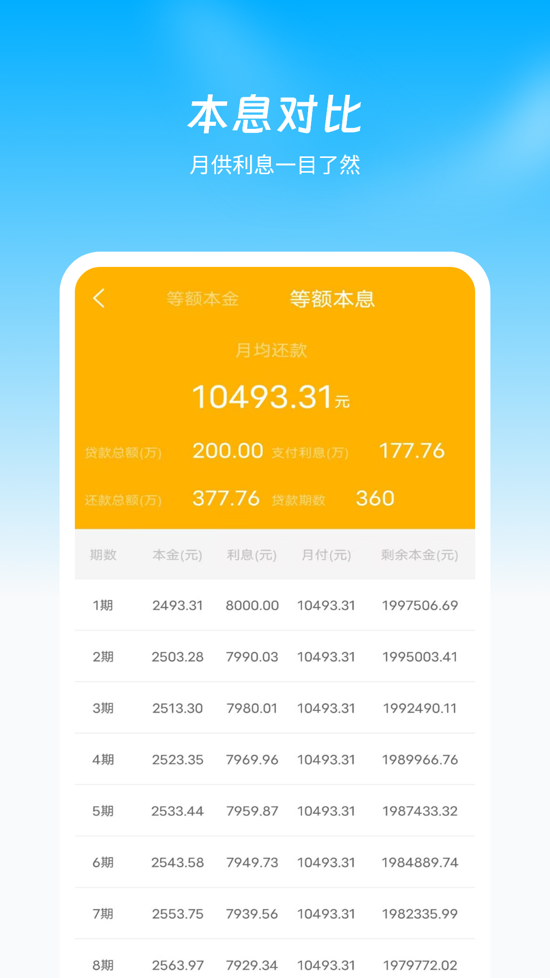 公积金计算器 截图 4