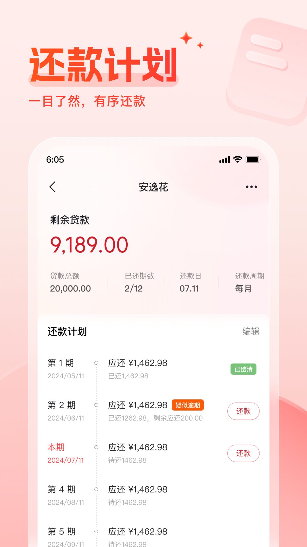 财牛还款备忘录 截图 2