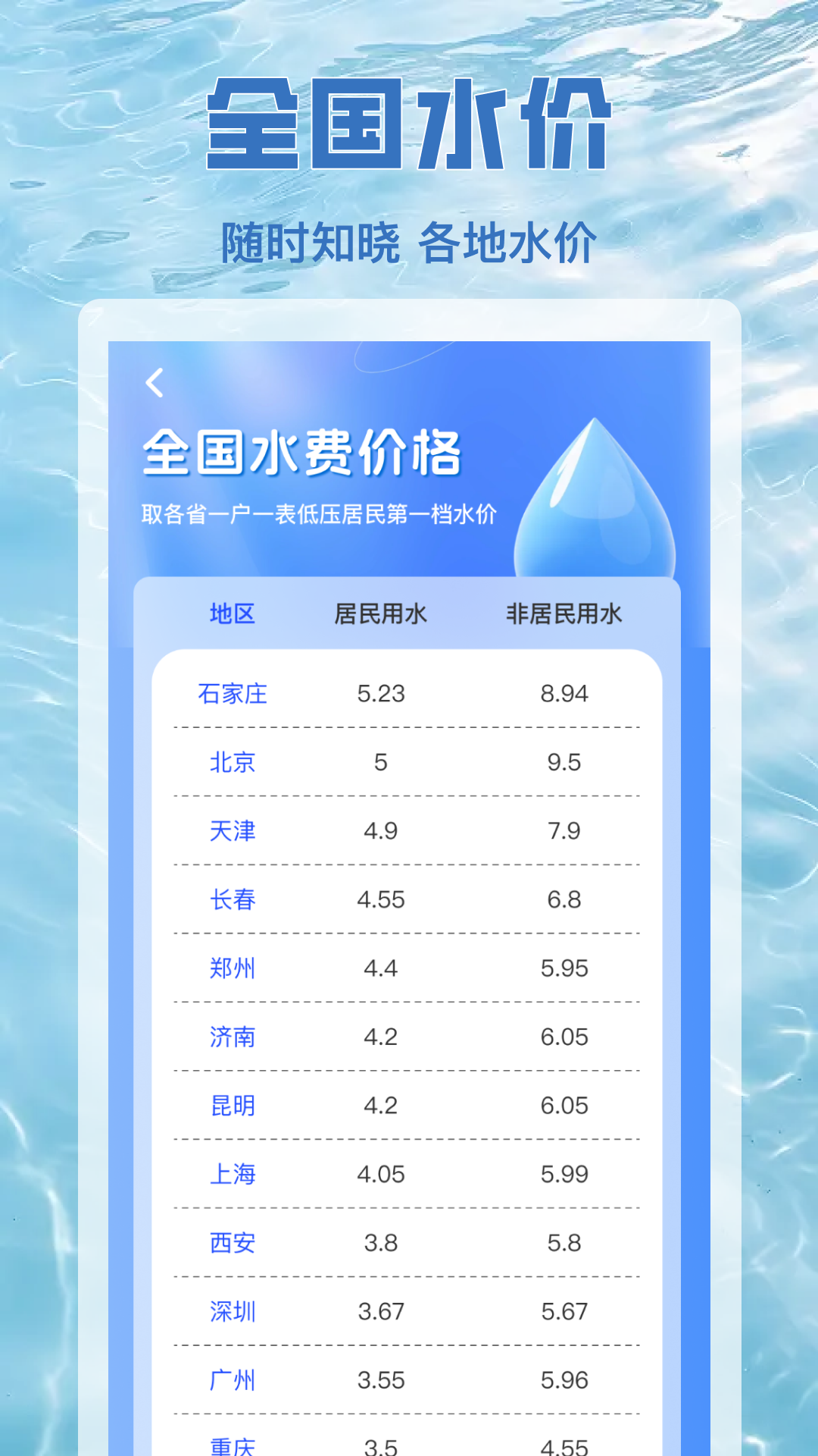 水电查缴通 截图 2