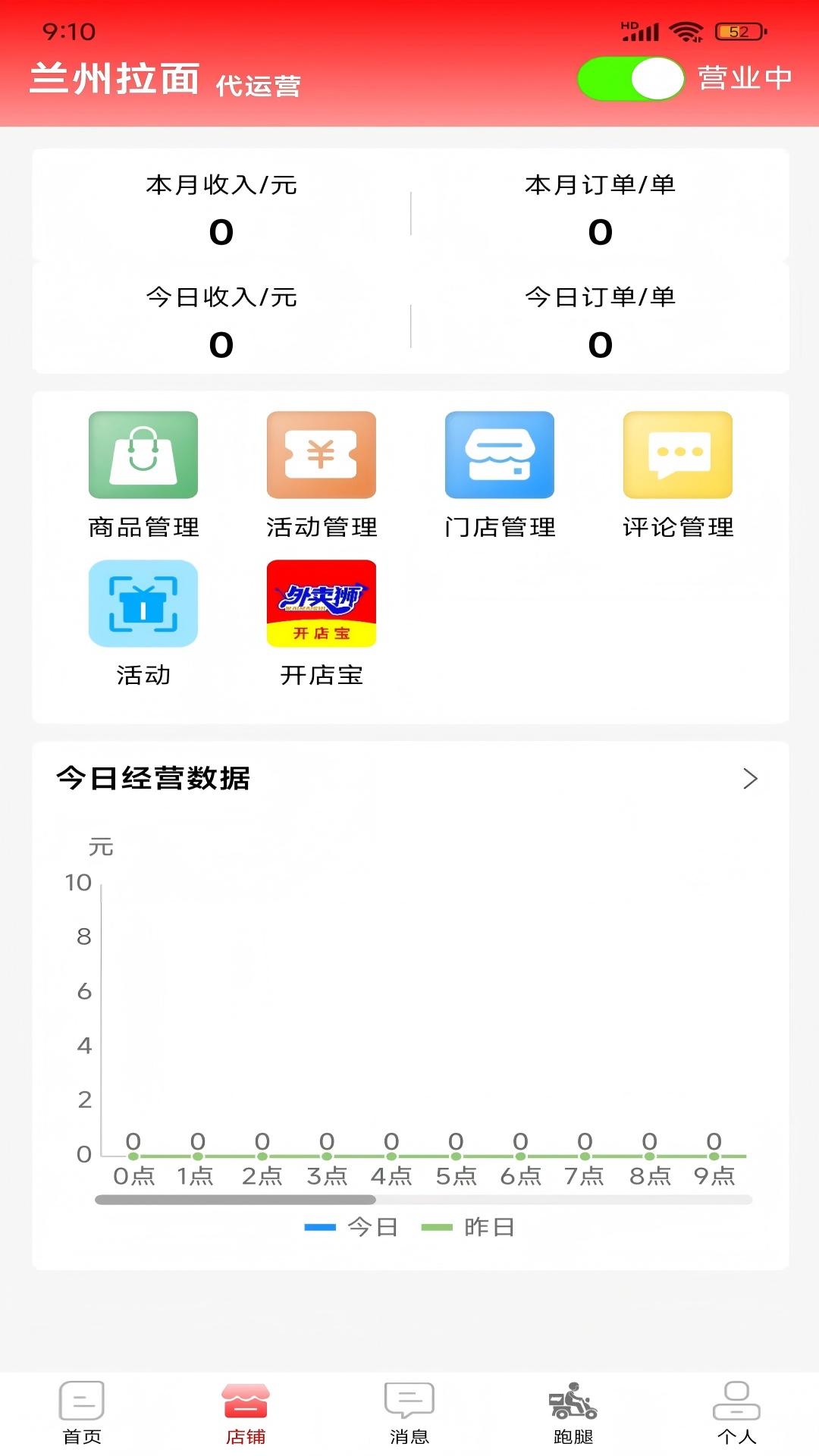 外卖狮商家端 截图 2