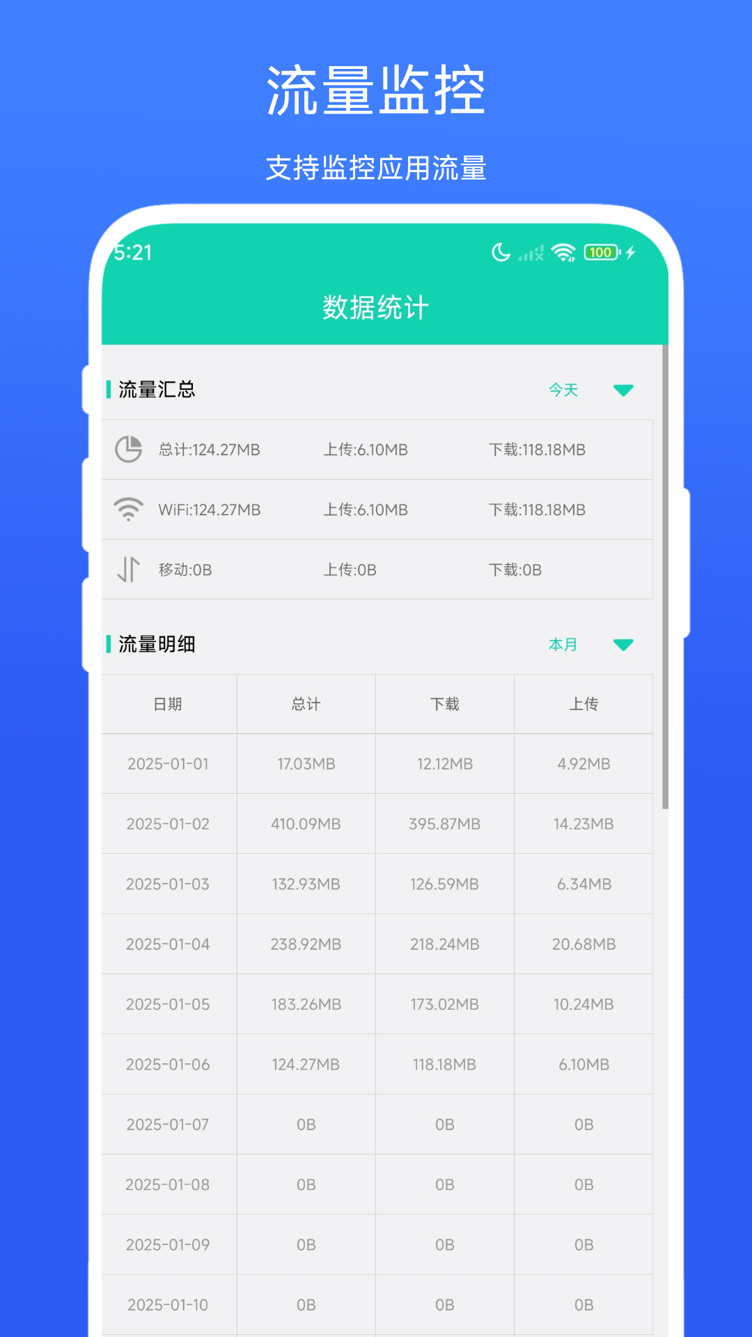 超级流量监控 截图 1