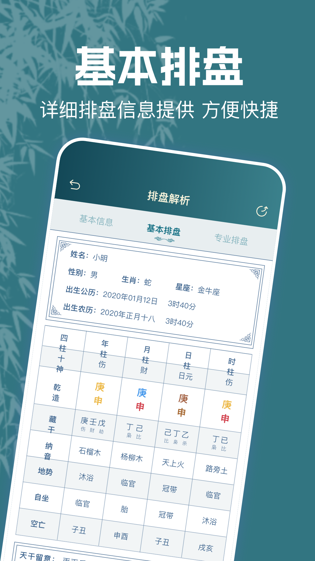 问真排盘 截图 3