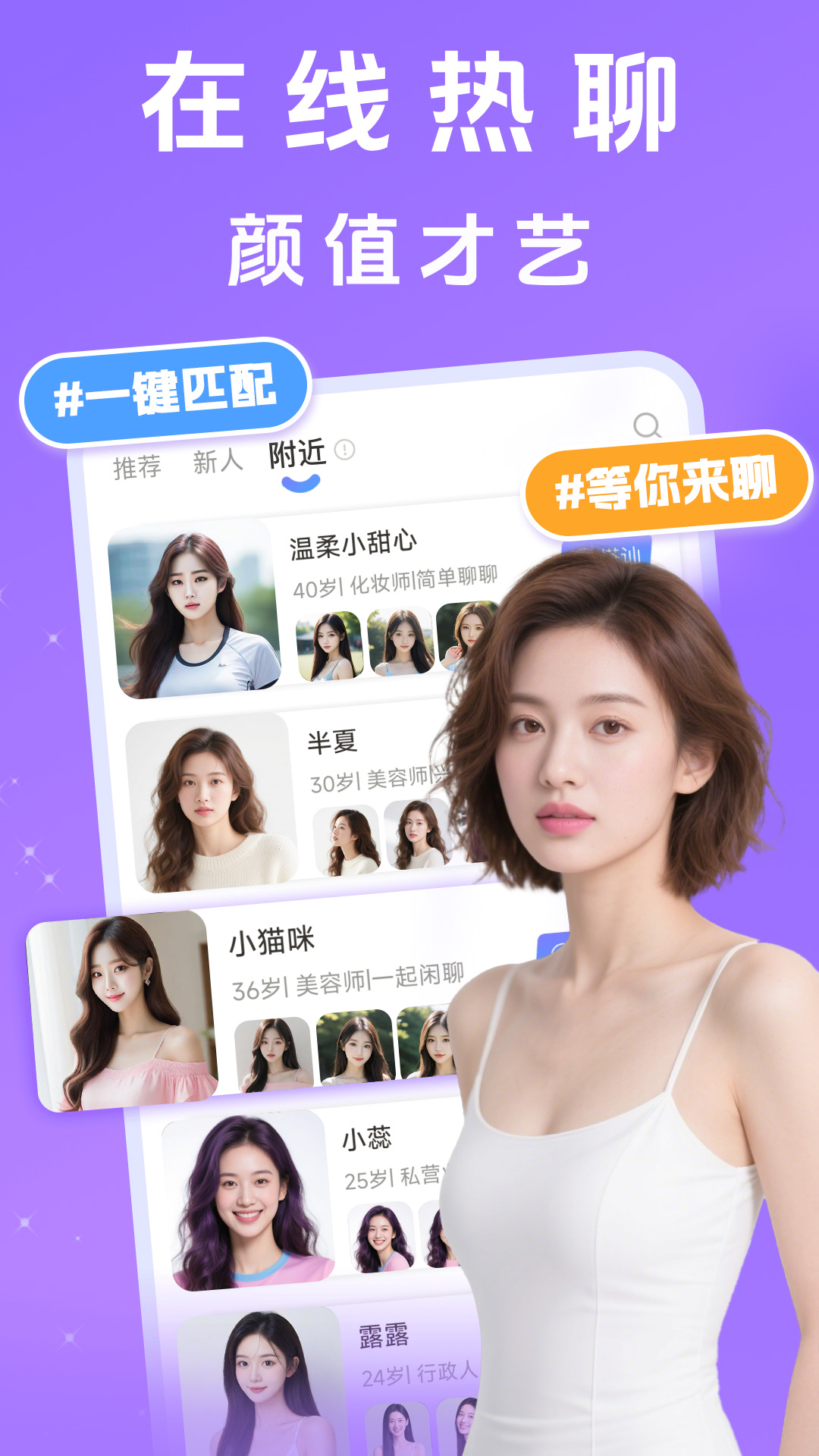 中年花对聊 截图 2