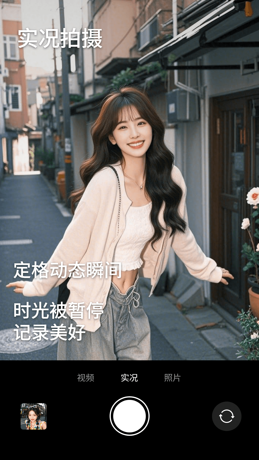 美颜实况相机 截图 1