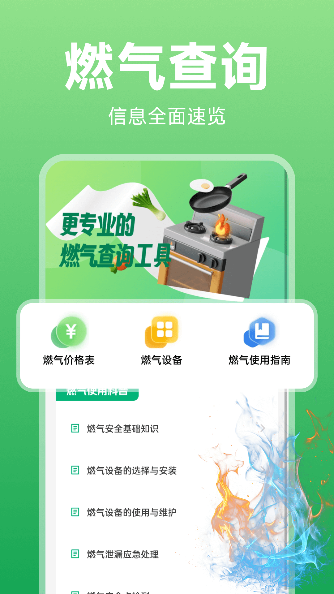 燃气费用计算器 截图 1