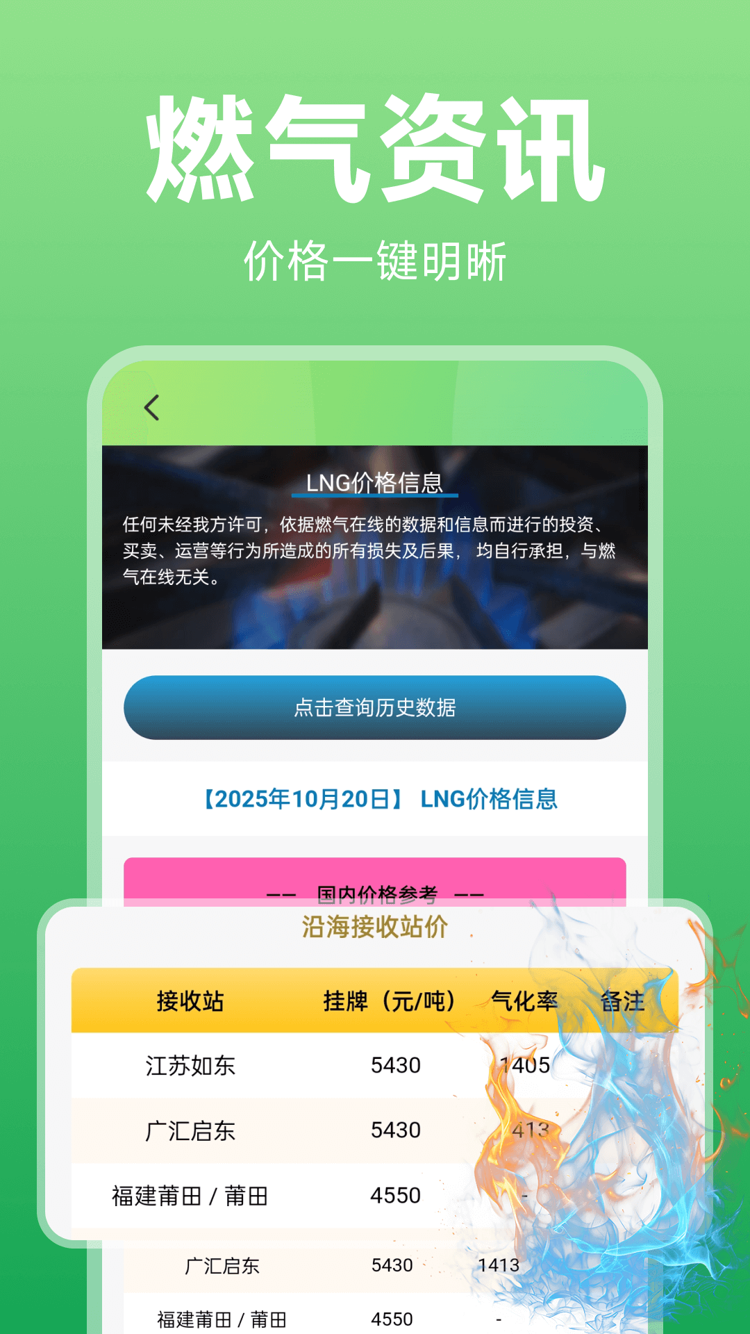 燃气费用计算器 截图 3