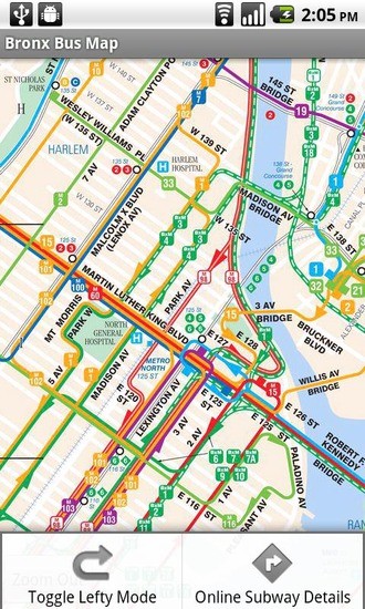 纽约市公交地铁地图