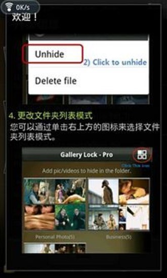 【免費程式庫與試用程式App】Gallery Lock Pro (中国的)-APP點子