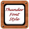 Thunder Font Style 鸿蒙版
