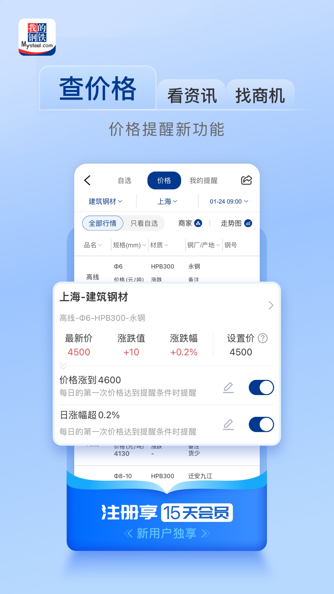 精彩截图-我的钢铁2026官方新版