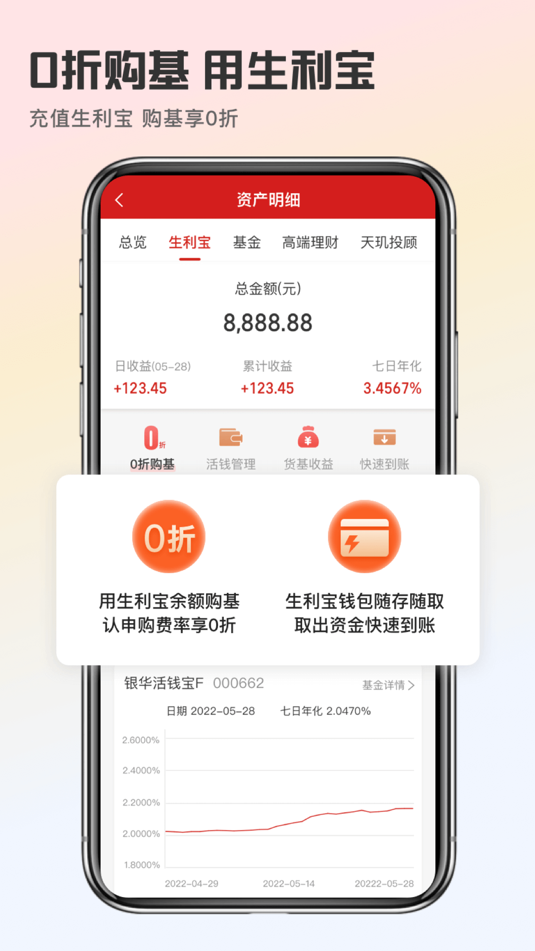 银华生利宝安卓版高清截图