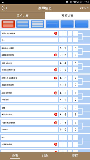 网球大师赛截图