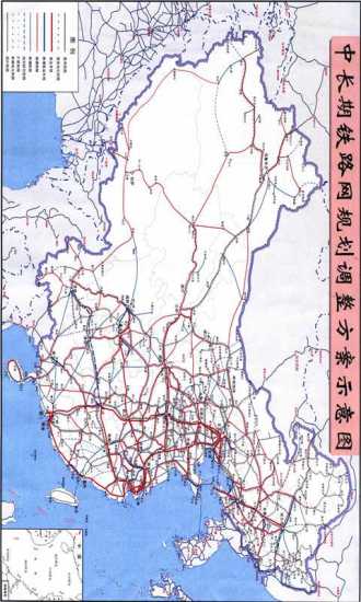 中国铁路地图高清版