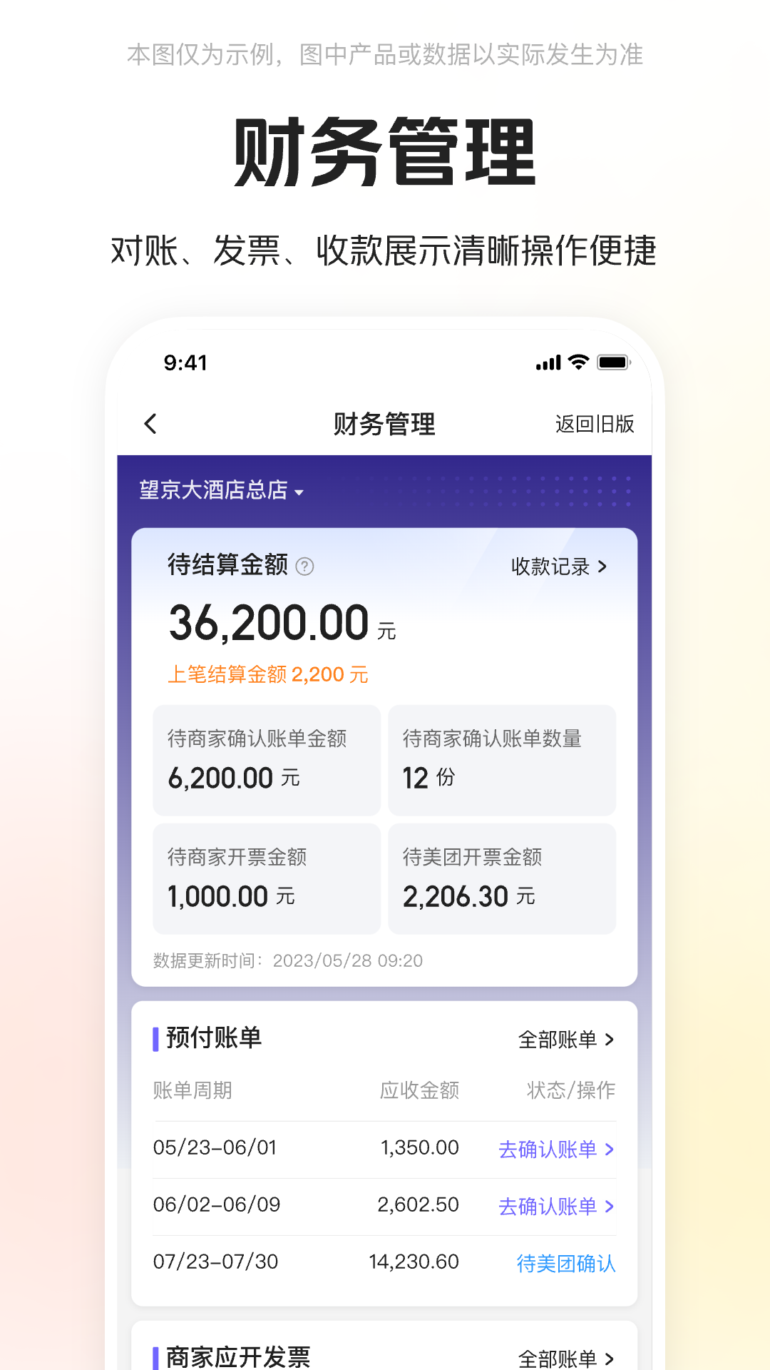 美团酒店商家版截图