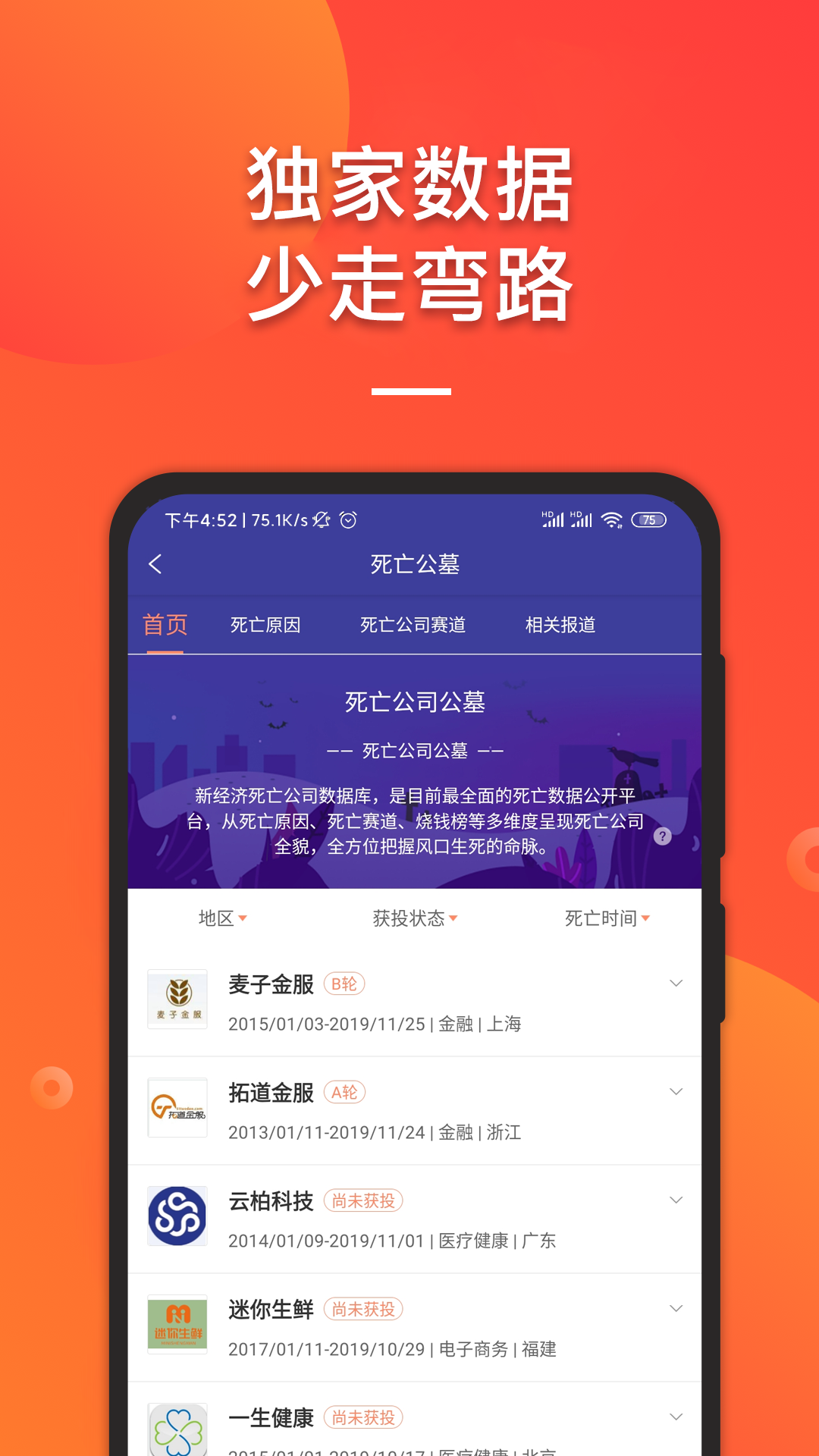 IT桔子 截图 5