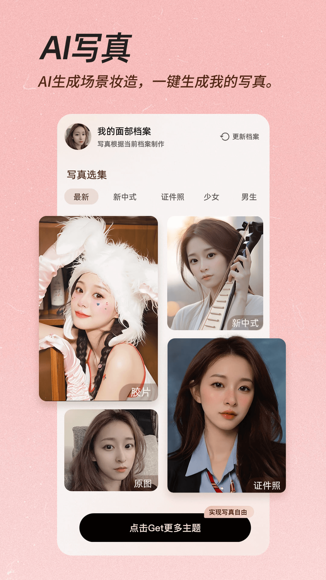美颜相机-AI换装截图