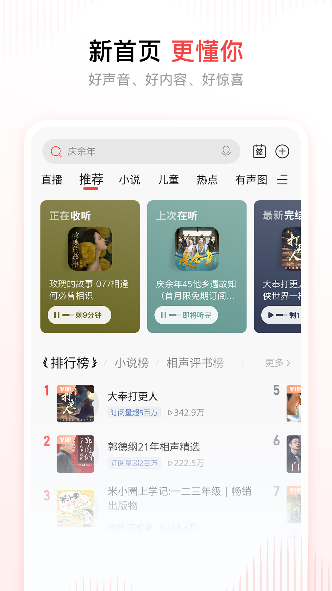  "书虫的天堂：喜马拉雅上的有声书推荐"