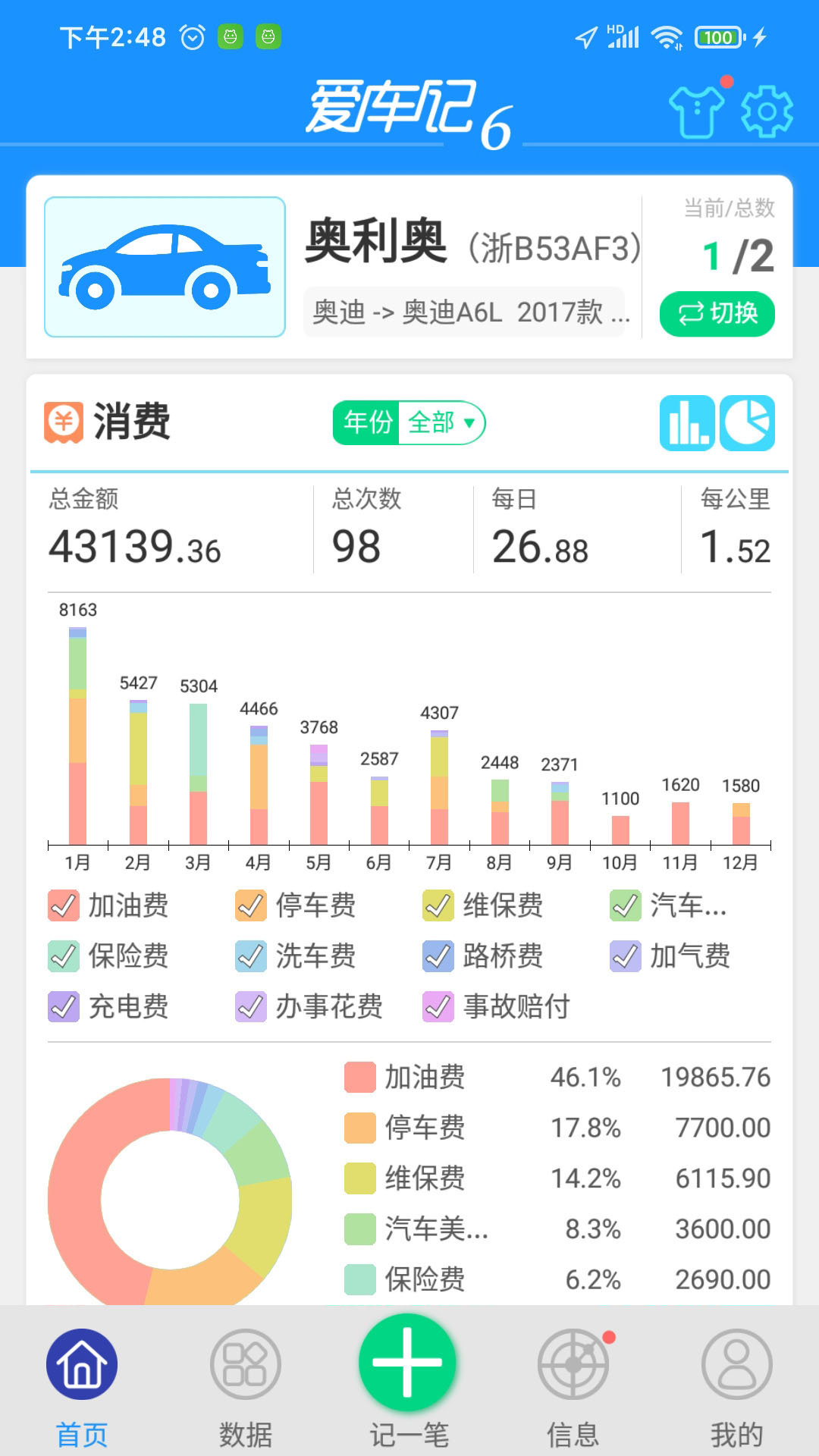 精彩截图-爱车记油耗版2024官方新版