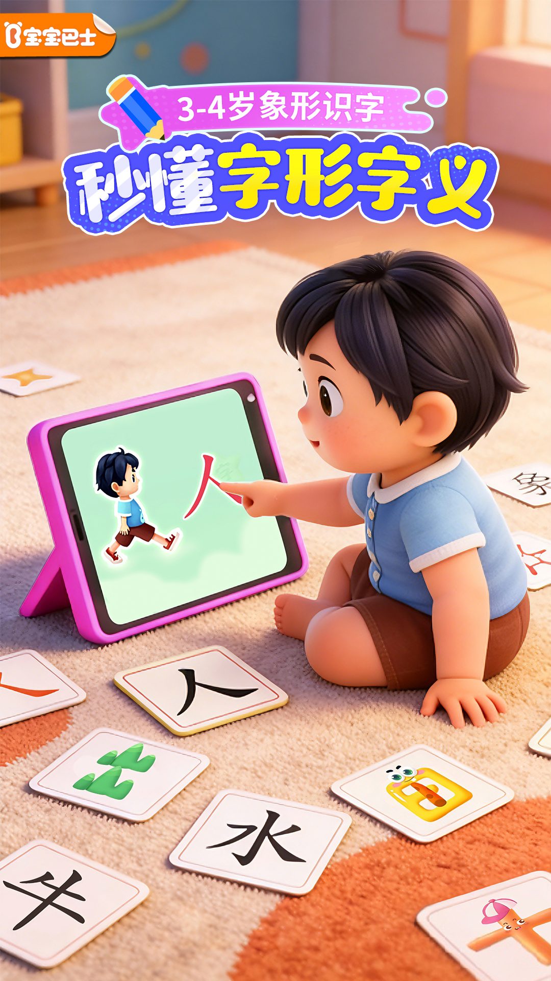 精彩截图-宝宝巴士汉字2026官方新版
