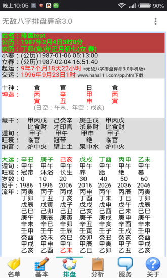 八字排盘命理秘诀详解 八字排盘详细解说