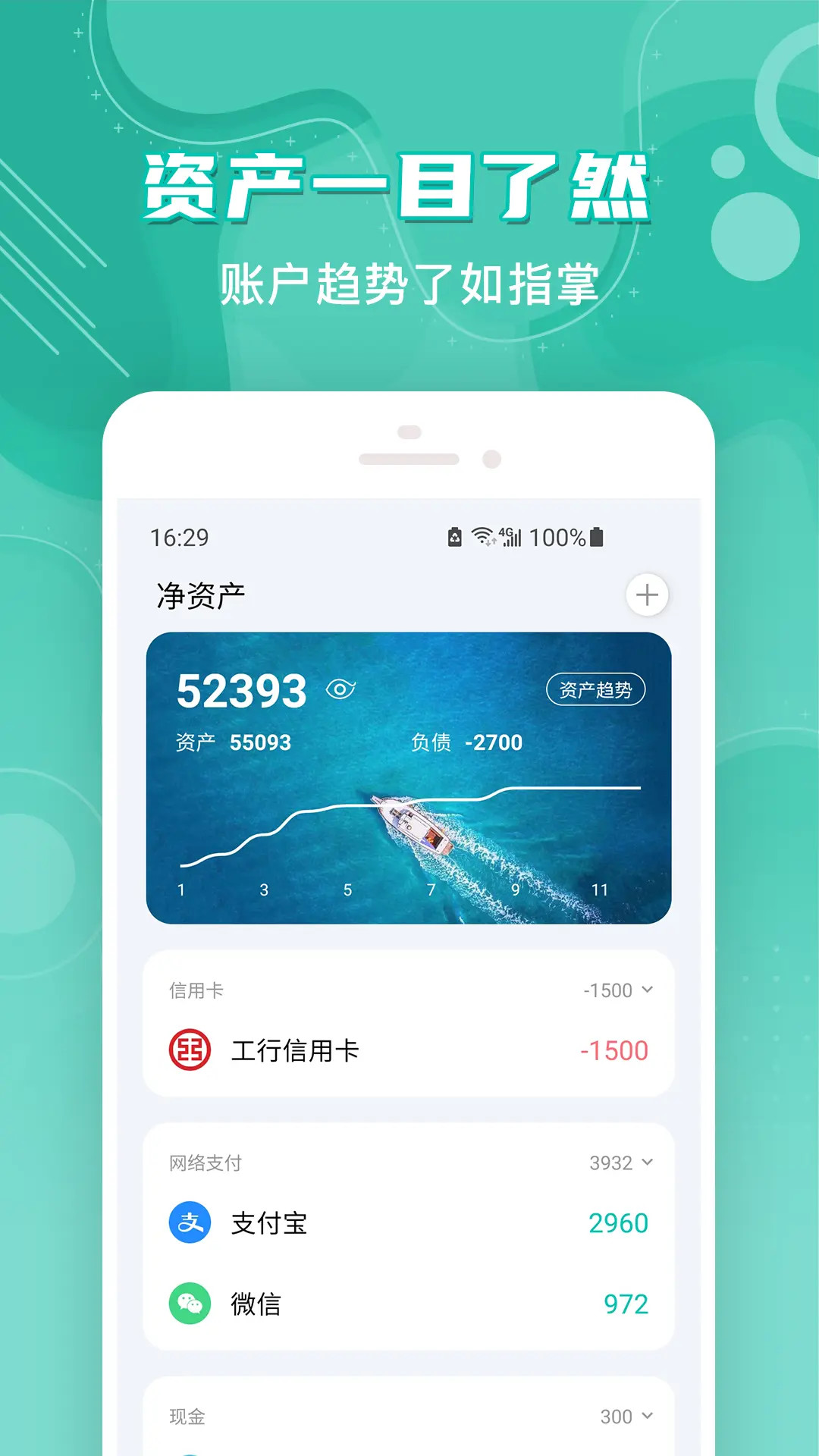 薄荷记账截图