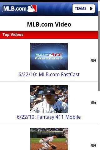 MLB手机浏览器截图