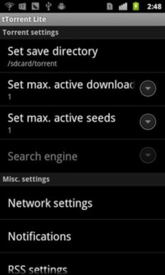 安卓BT下载 tTorrent截图