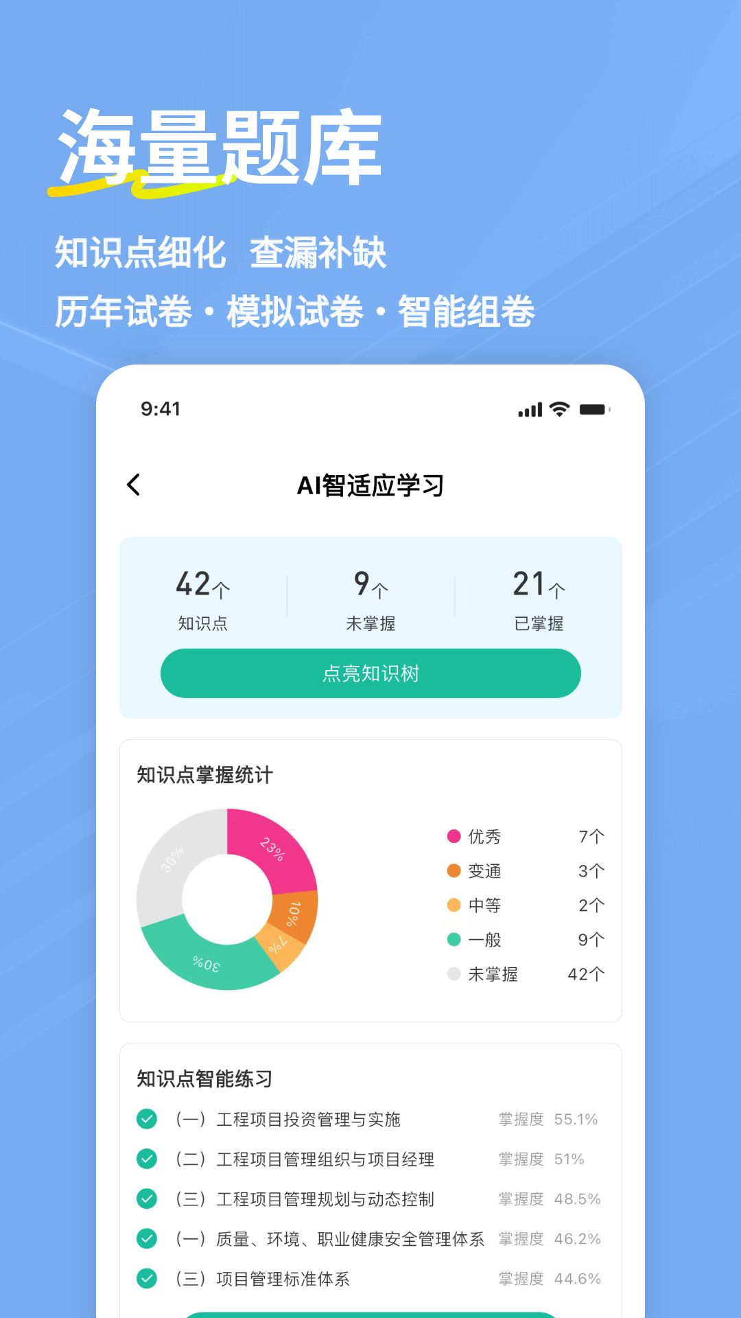 精彩截图-一建练题狗2026官方新版