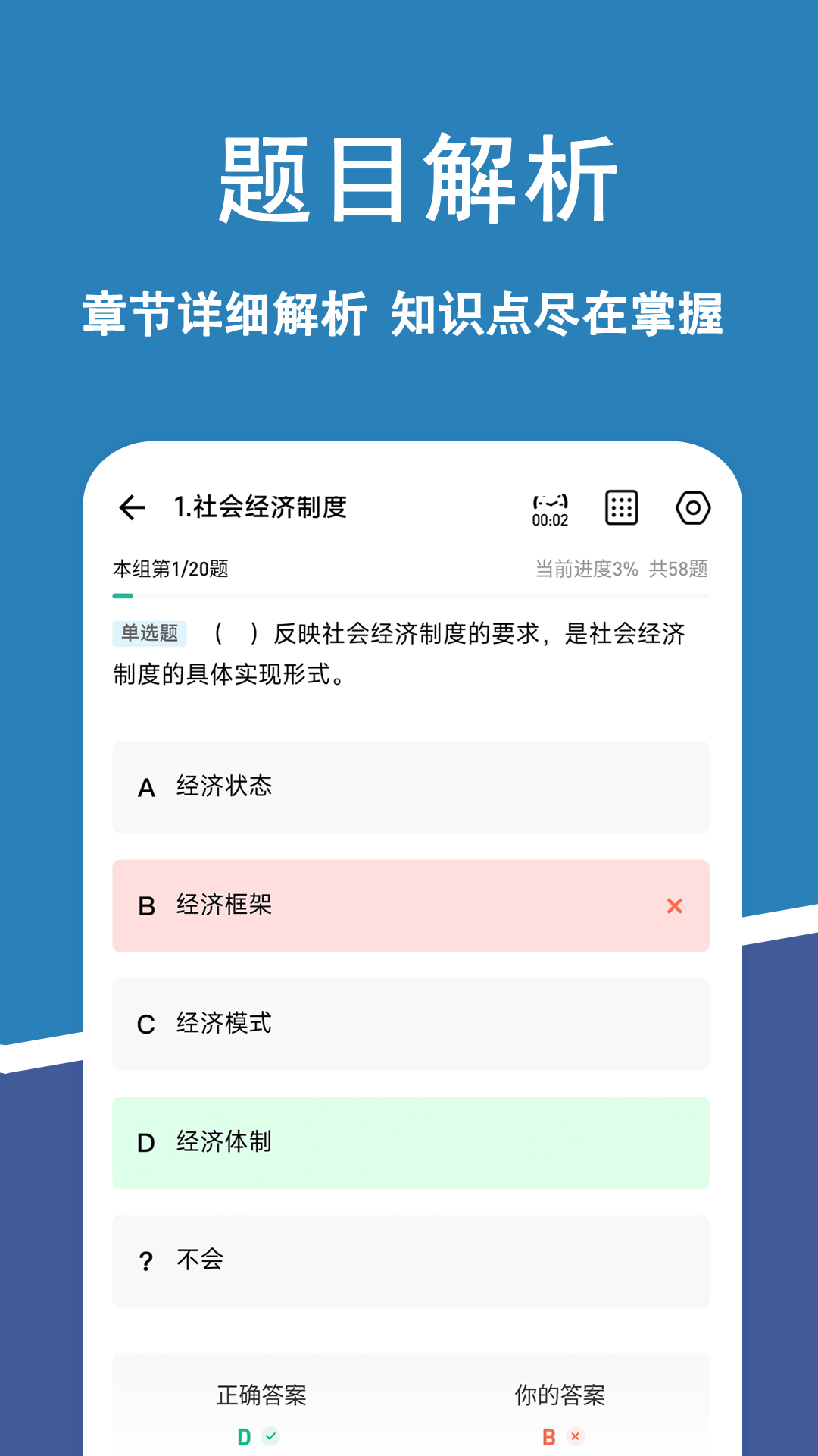 精彩截图-经济师练题狗2025官方新版
