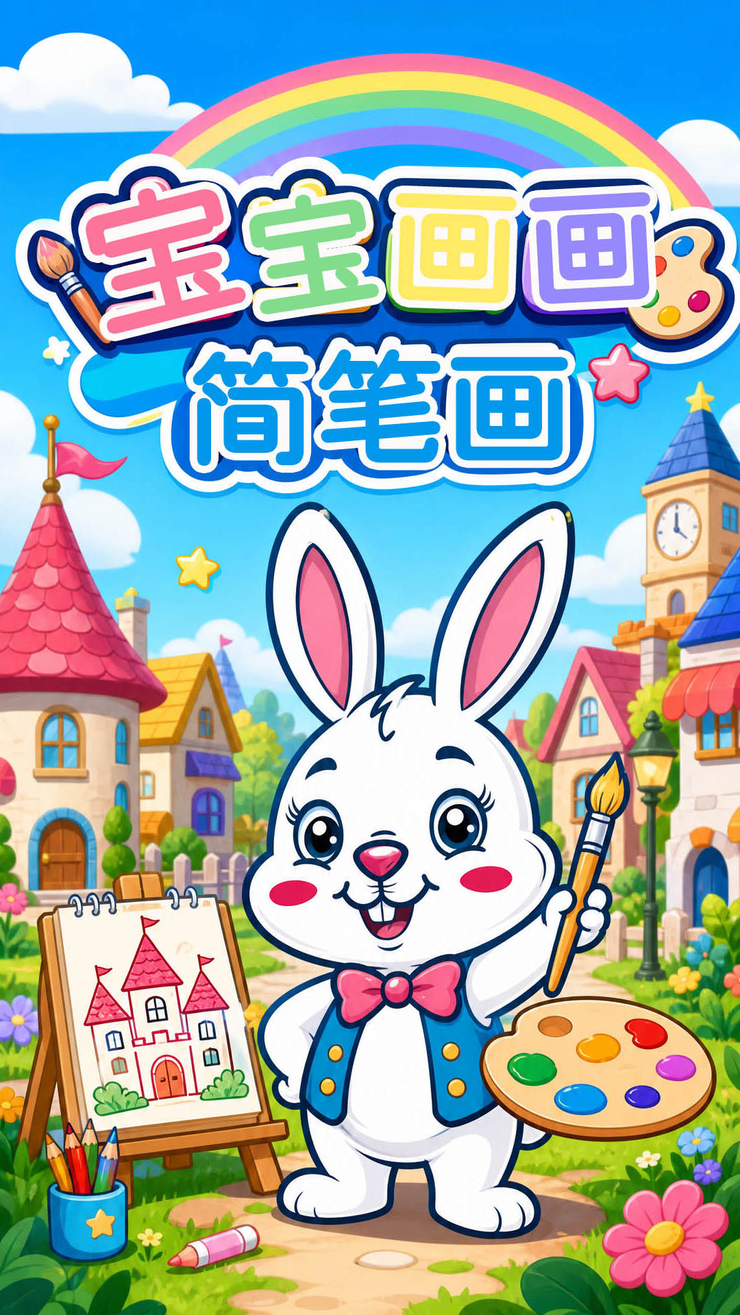 宝宝画画简笔画 截图 1