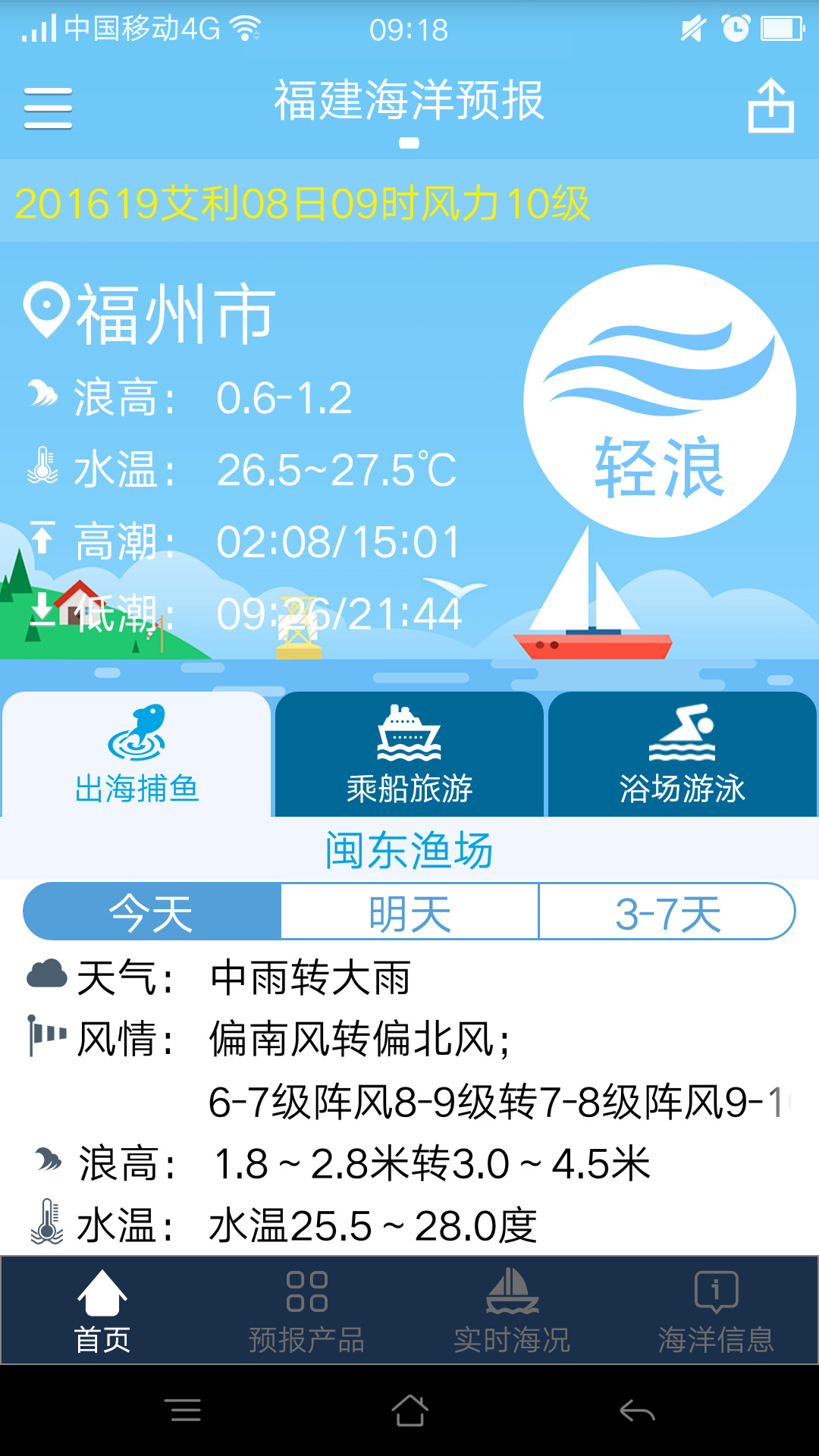 精彩截图-福建海洋预报2025官方新版