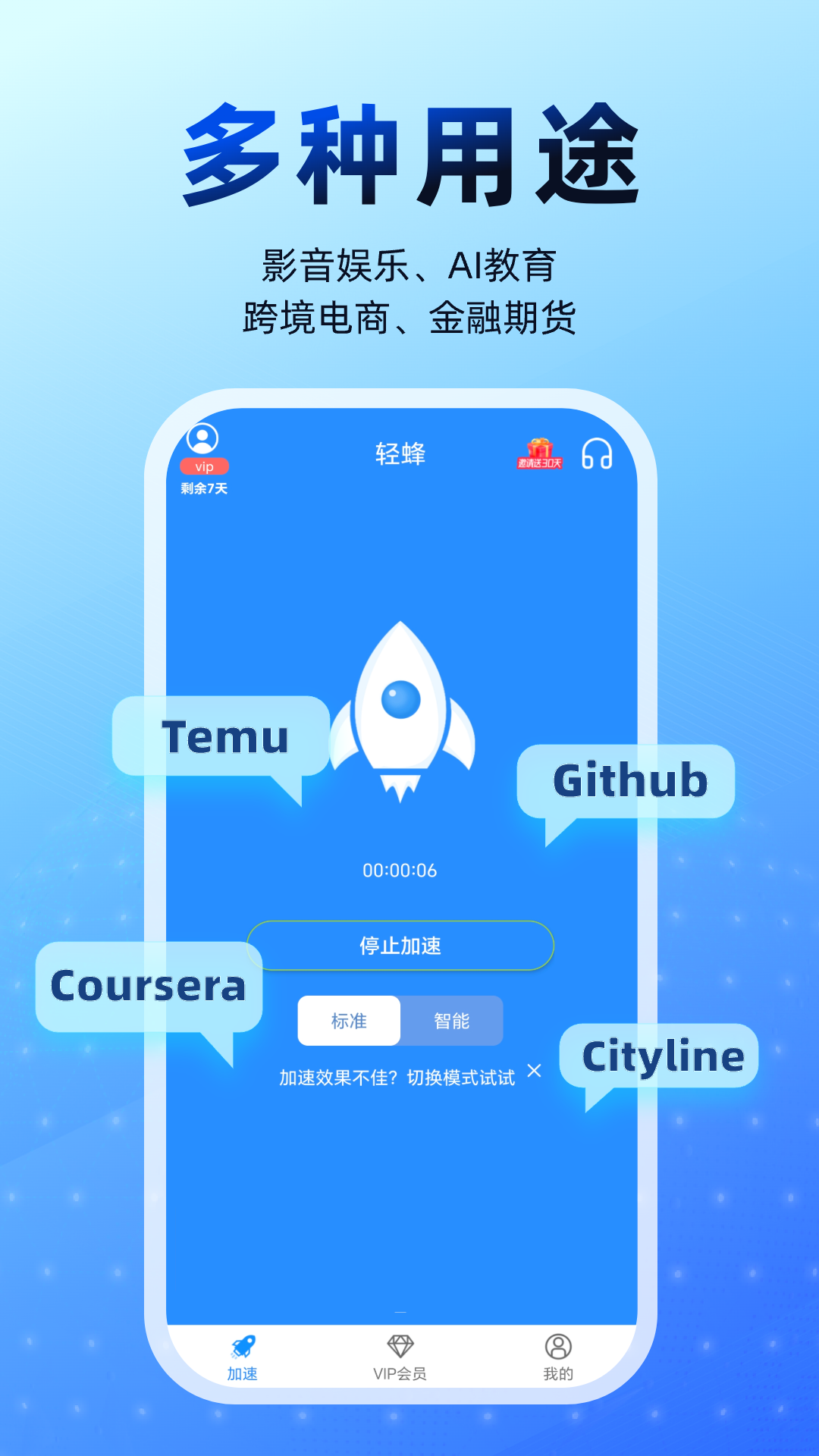 精彩截图-轻蜂加速器2026官方新版
