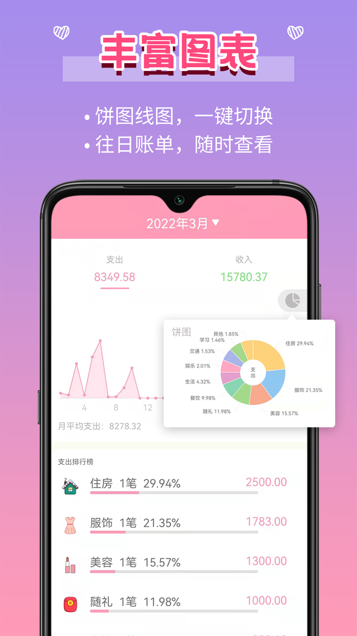 精彩截图-女生记账2026官方新版