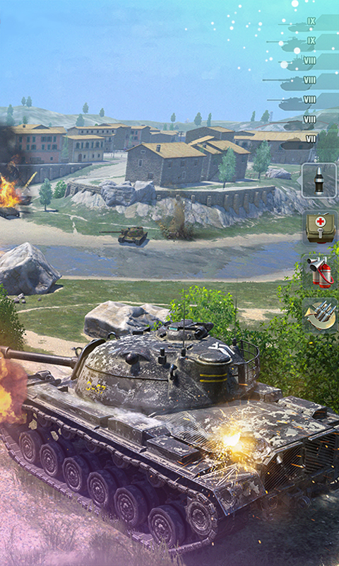 精彩截图-坦克世界闪击战2026官方新版