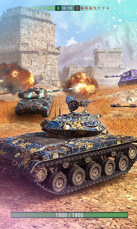 精彩截图-坦克世界闪击战2026官方新版