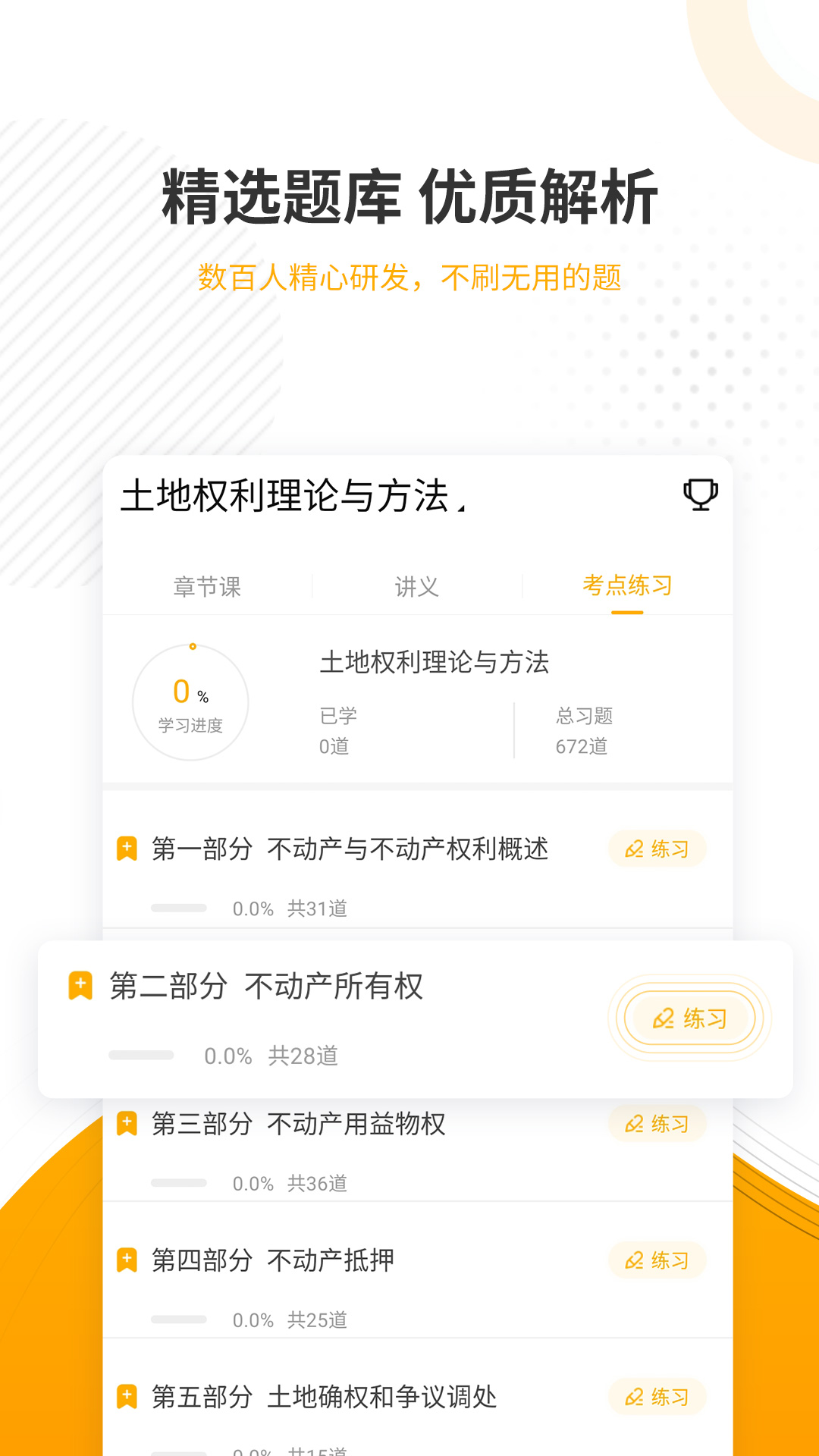 精彩截图-土地登记代理人优题库2025官方新版