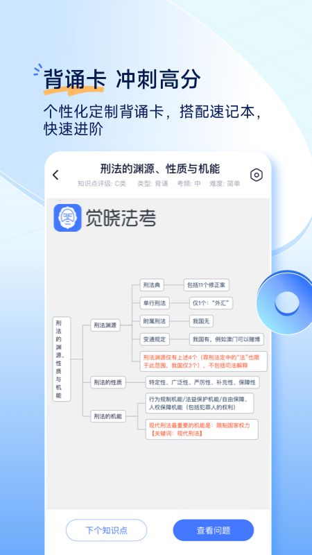 精彩截图-觉晓法考2025官方新版