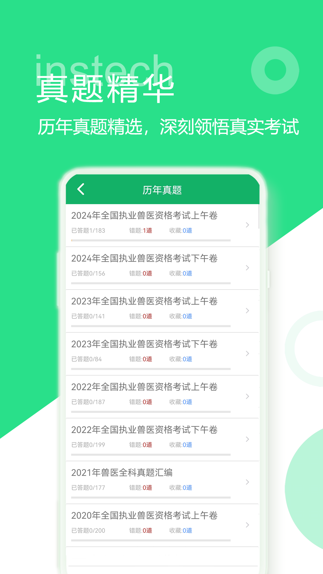 精彩截图-兽医资格题库2025官方新版