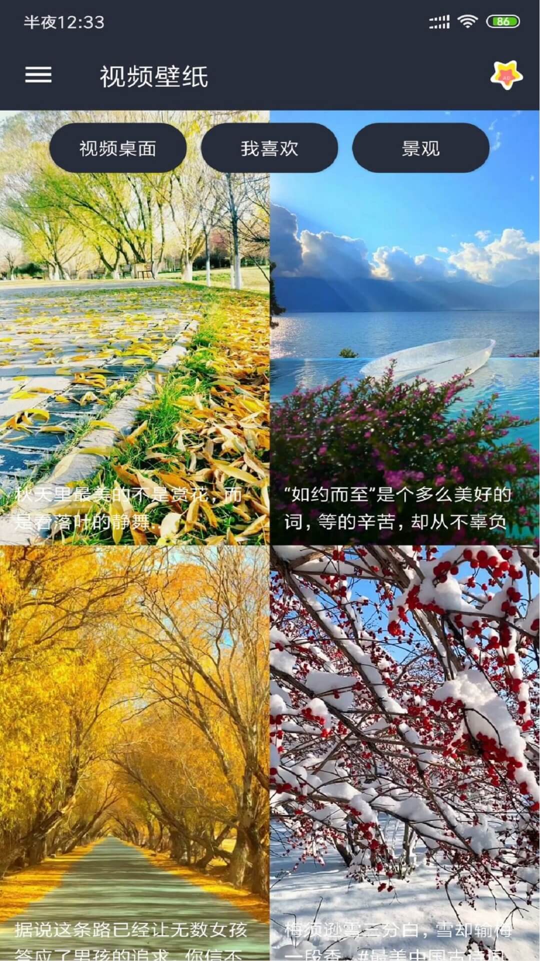 精彩截图-视频壁纸2026官方新版