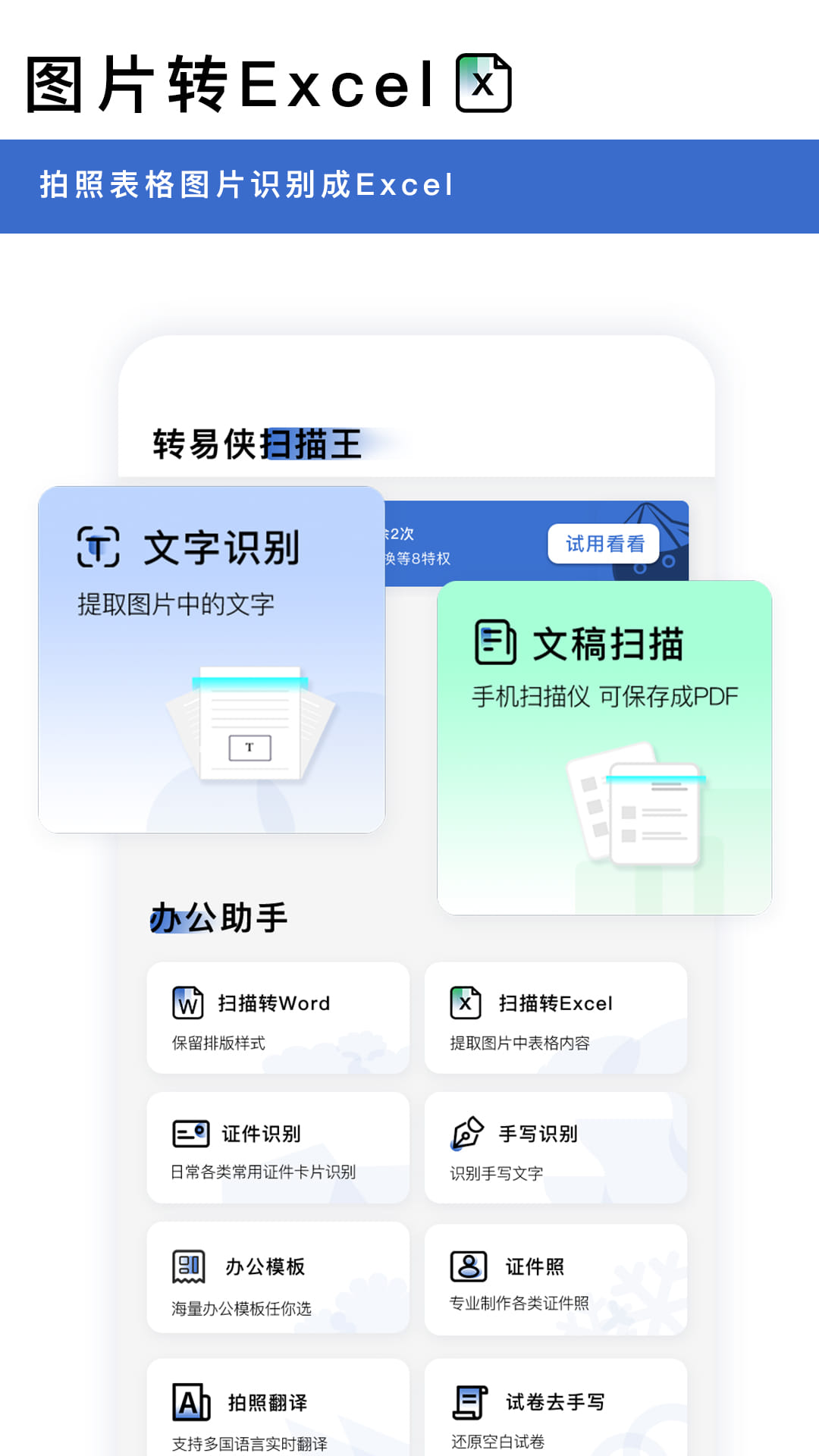 精彩截图-转易侠扫描王2026官方新版